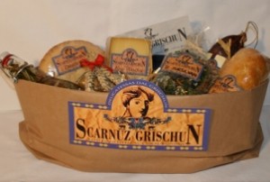 Scarnuz Grischun mit historischer Etikette